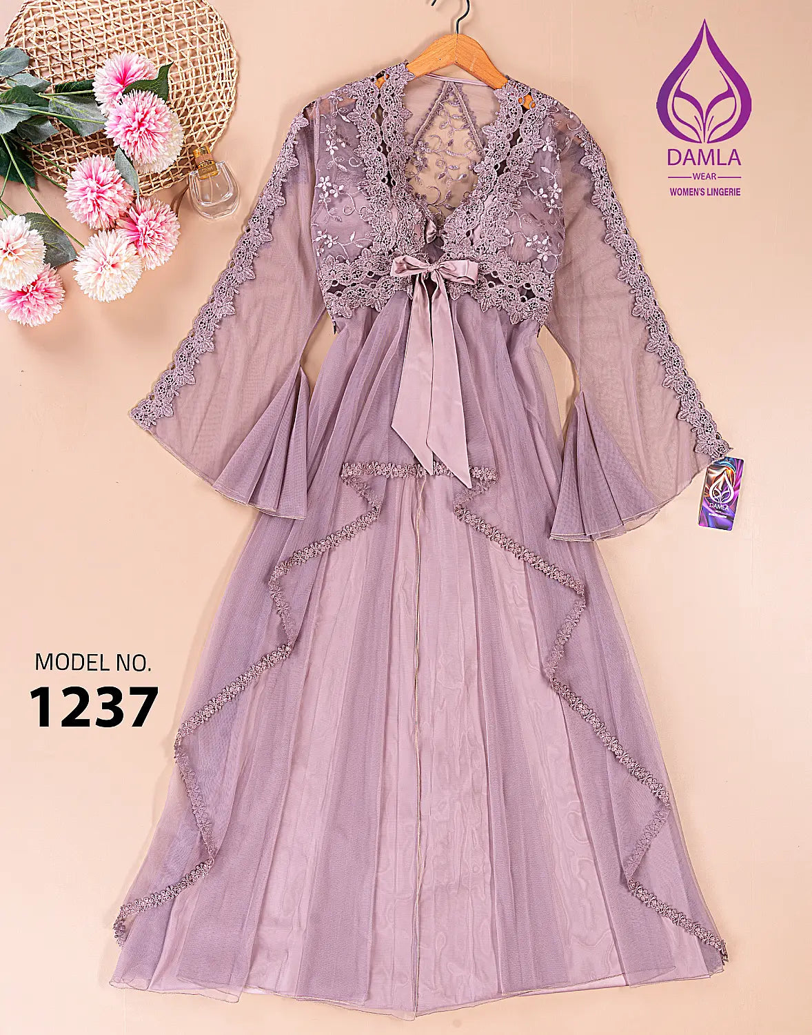 طقم صباحيه طويل كود 1237