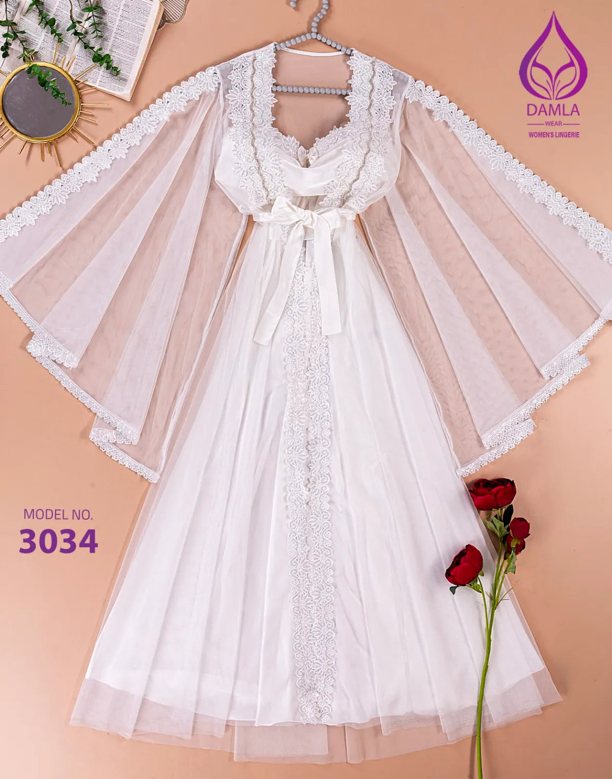 طقم صباحية طويل-3034